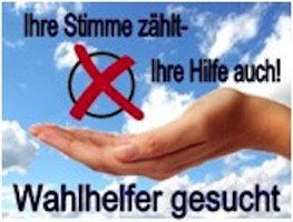 Wahlhelfer gesucht