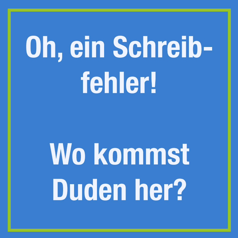 Schreibfehler