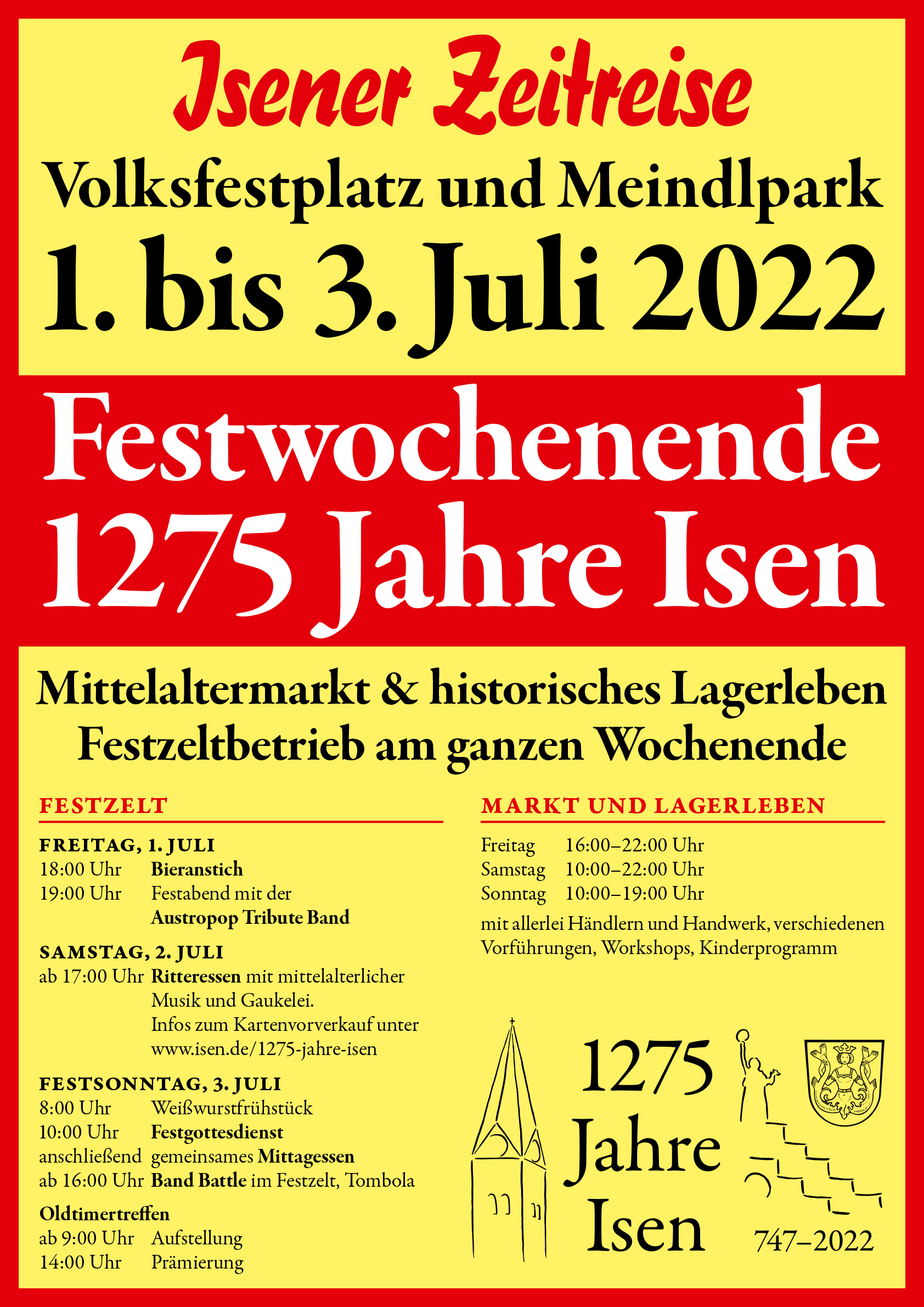 Plakat Festwochenende